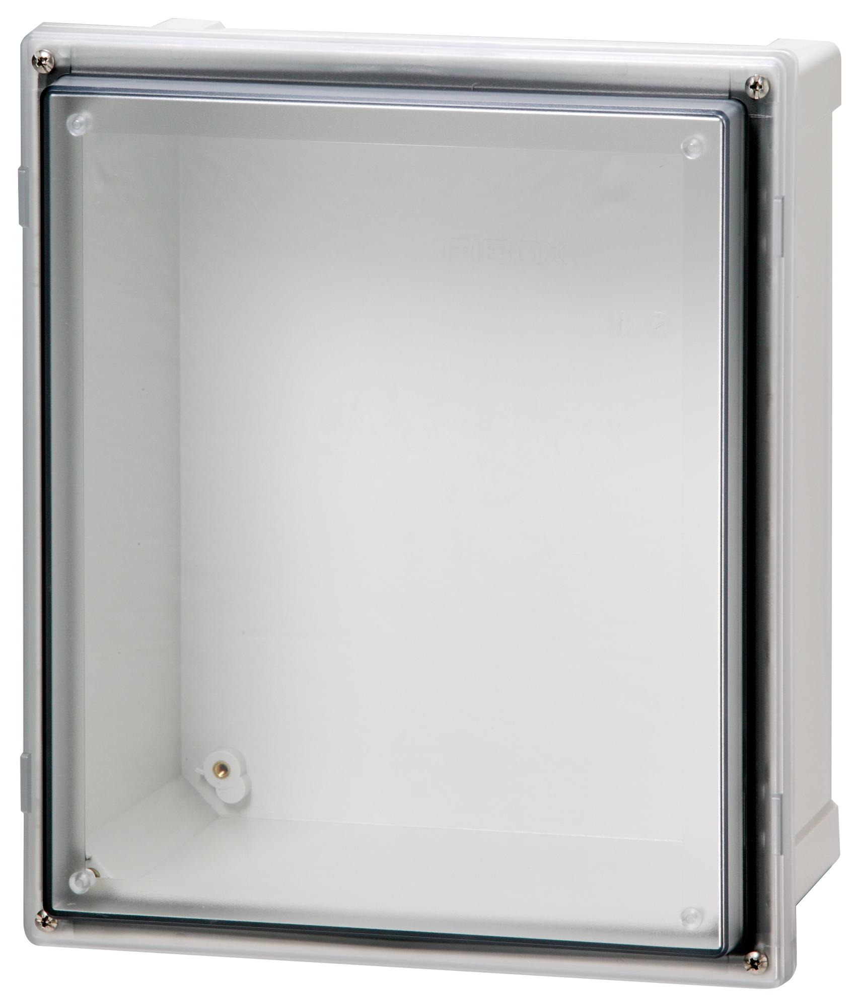 Fibox Ar16148Sct Enclosure, Junction Box, Pc, Grey/clear