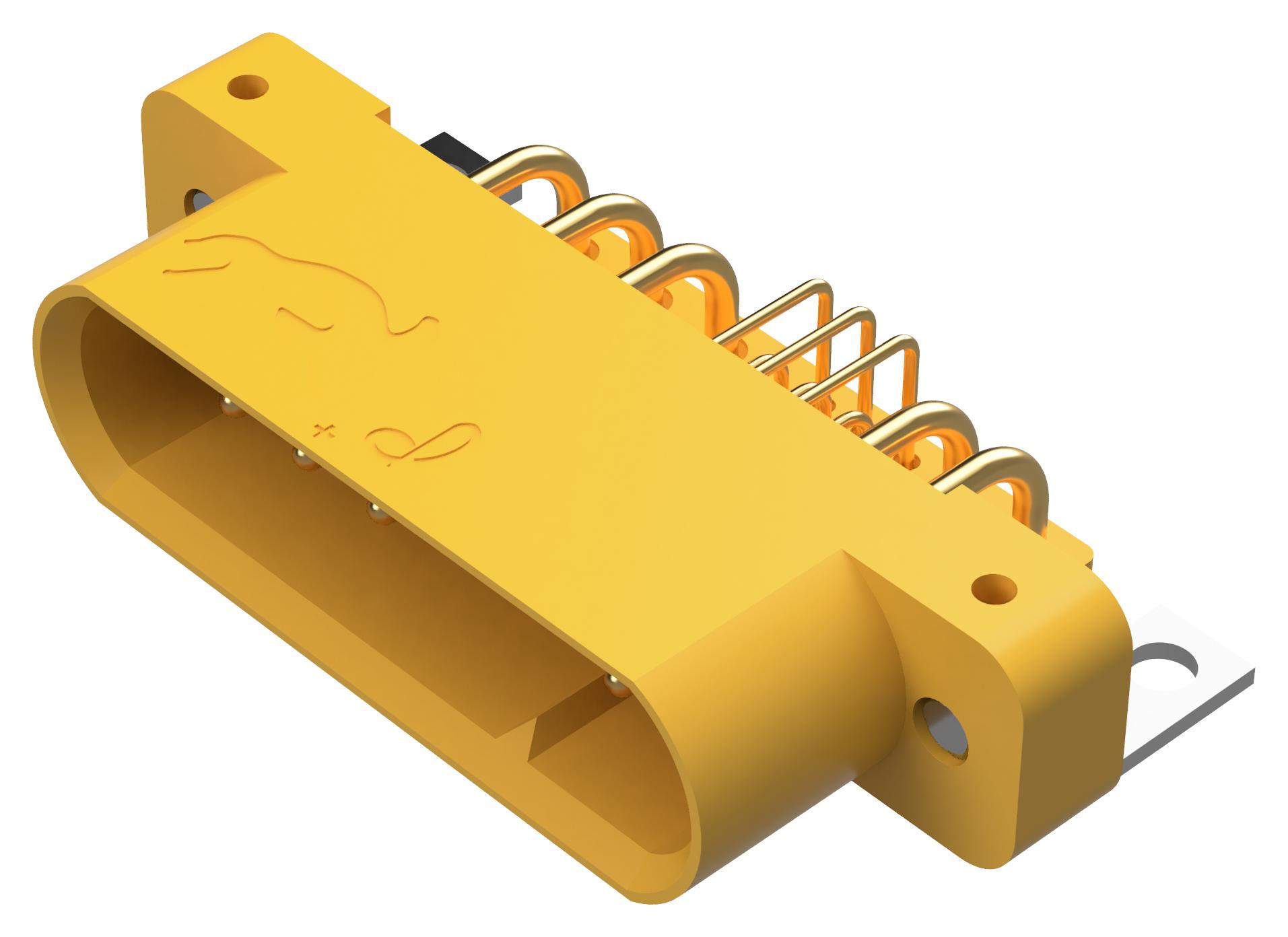 Positronic Gfsh109M47B/aa Rect Pwr Connector, R/a Plug, 19Pos, Tht