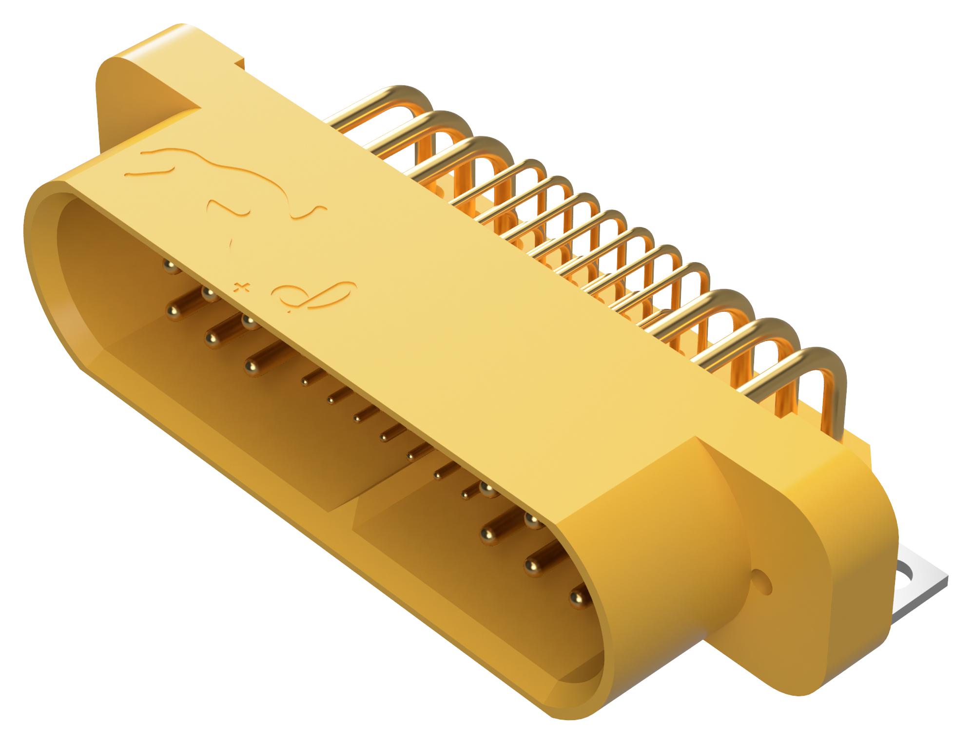 Positronic Gfsh928M4B/aa Rect Pwr Connector, R/a Plug, 46Pos, Tht