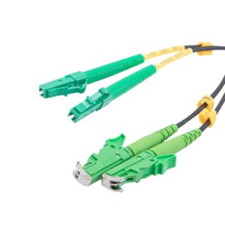 L-Com Fca-Slcae2Kad2 Fo Cable, Lc Duplex-E2000, Sm, 6.6Ft