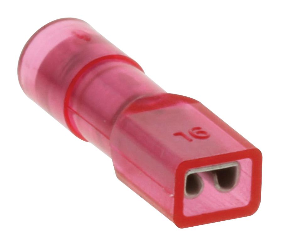 Hoffman Products Lnddf2216T110A5 Terminal, Female DisConnectorect, 0.11In, Red