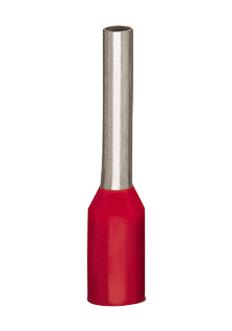 WAGO 216-263 Ferrule Terminal, 12 X 1.4mm, Crimp, Red