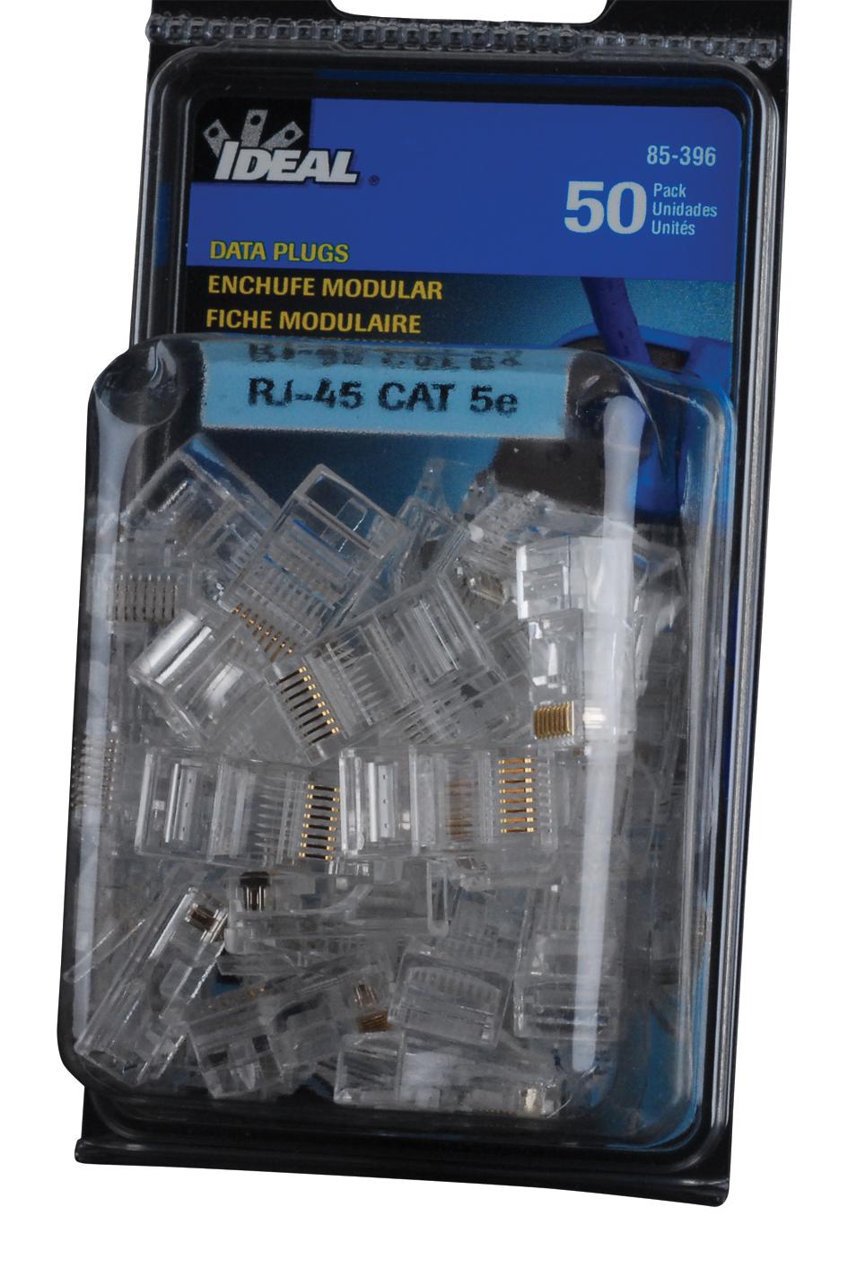 Ideal 85-396 Rj45 Modular Plug, 8 Position, 1 Port