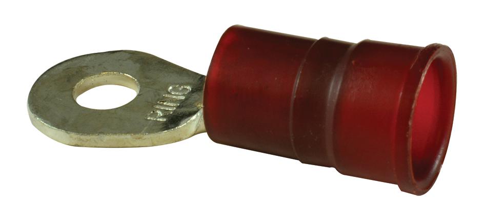 Multicomp Crs-Zy-0810 Terminal, Ring Tongue, #10, Crimp, Red