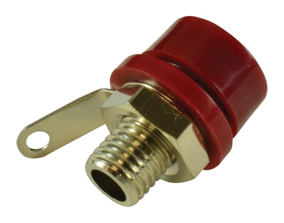 Tenma Spc15363 Banana Jack, Solder Lug, Red