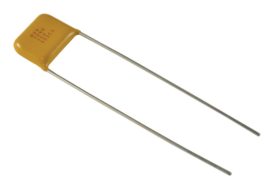 KYOCERA AVX Sv05Ac104Kar Ceramic Capacitor 0.1Uf, 1000V, X7R, 10%, Radial