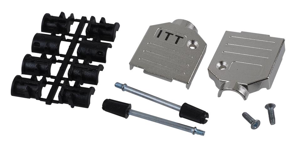 ITT Cannon Defme-101 Backshell, D-Sub, De, Zinc