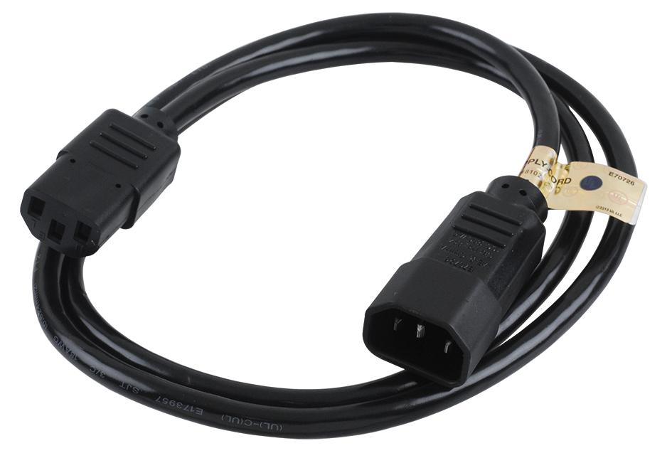 Eaton Tripp Lite P004-004 Power Cord, Iec 320 C14/c13, 4Ft, 10A