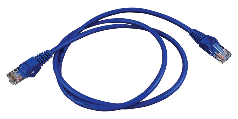 Eaton Tripp Lite N001-003-Bl N/w Cable, Rj45 Plug-Plug, 3Ft, Blue