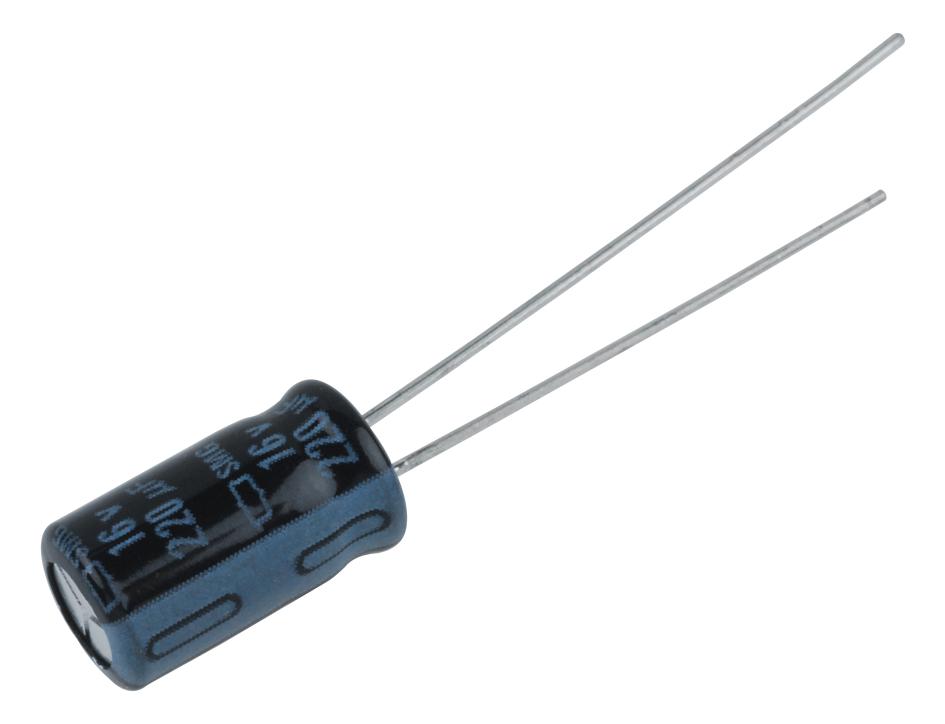 Chemi-Con Esmg160Ell221Mf11D Aluminum Electrolytic Capacitor 220Uf, 16V, 20%, Radial