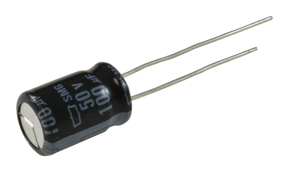 Chemi-Con Esmg500Ell101Mhb5D Aluminum Electrolytic Capacitor 100Uf, 50V, 20%, Radial