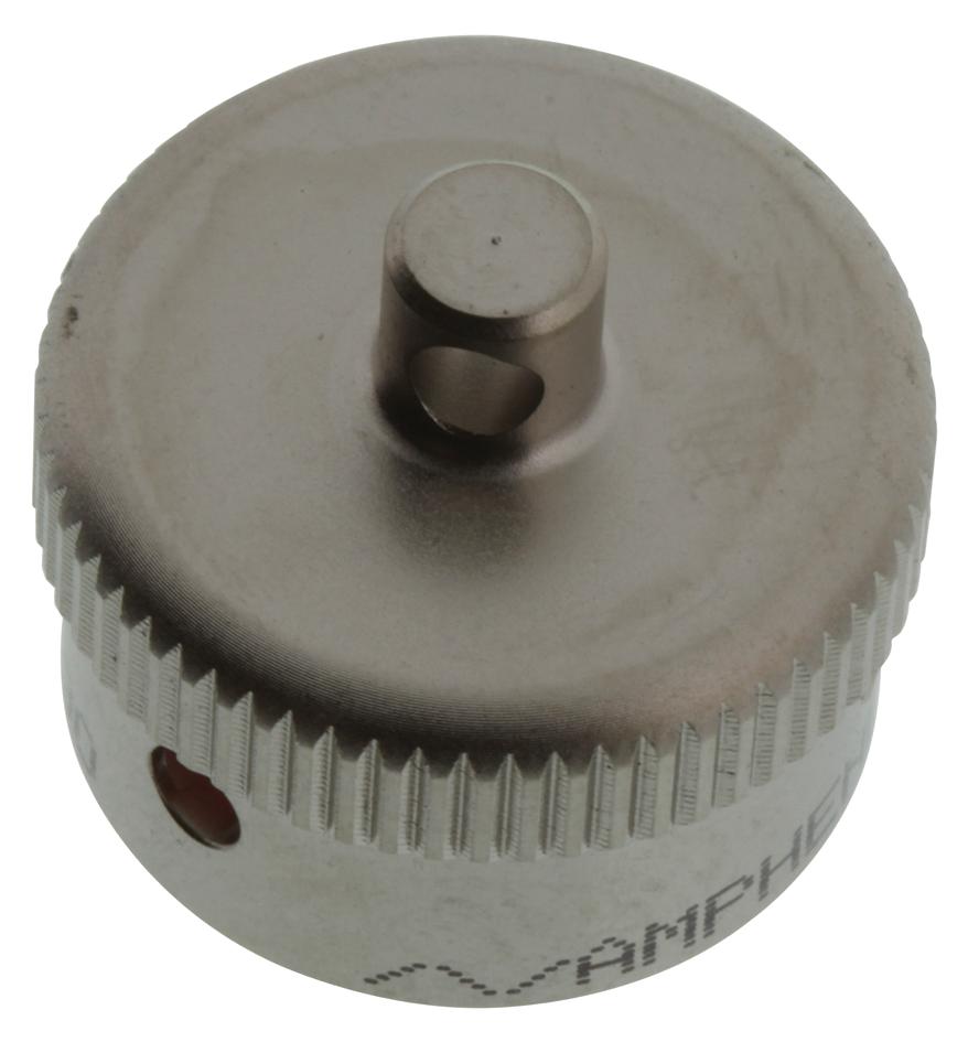 Amphenol Industrial C10-738666-09M Dust Cap, Metal, Rcpt Circular Connector