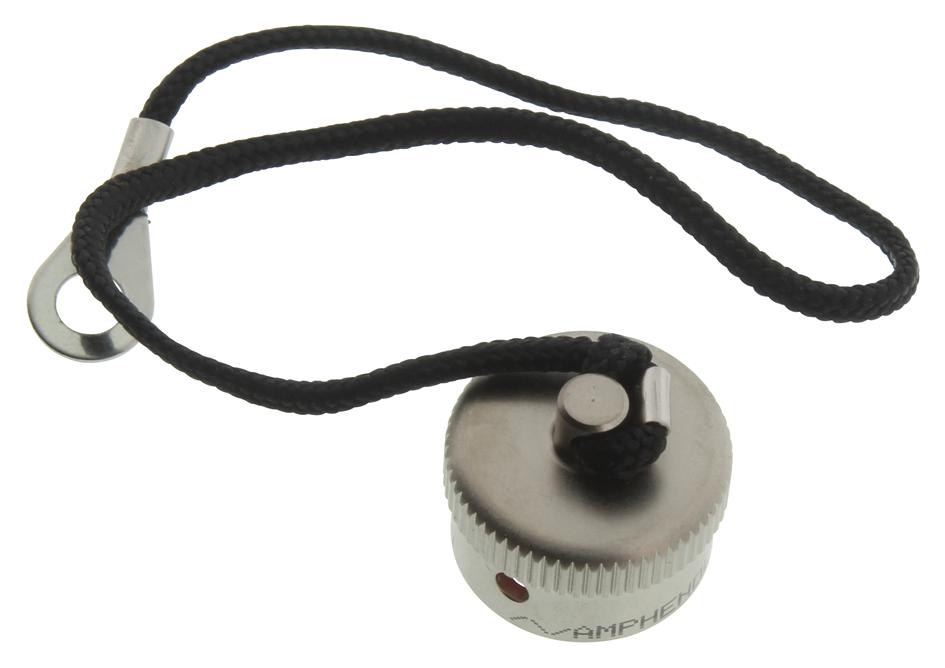 Amphenol Industrial C10-738666-09M1 Dust Cap, Metal, Rcpt Circular Connector