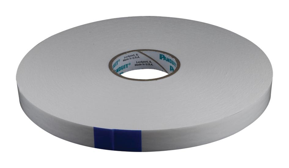 Panduit P32W2A2-100-72 Tape, Adhesive, Polyester, White, 1Inx72