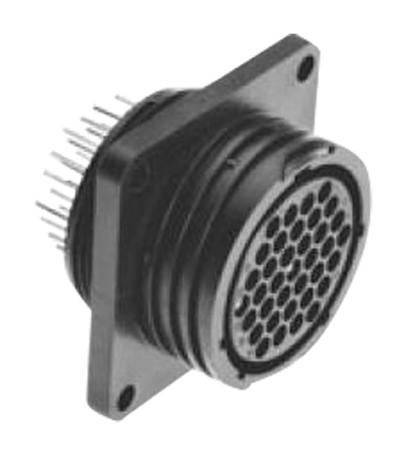 Amp Connectors / Te Connectivity 2-208224-1. Circular Connector, Receptacle, 23-37, Panel