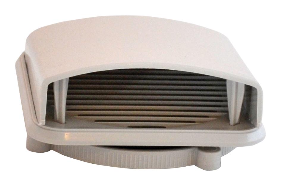 Bud Industries Ipv-1116 External Vent, Polycarbonate