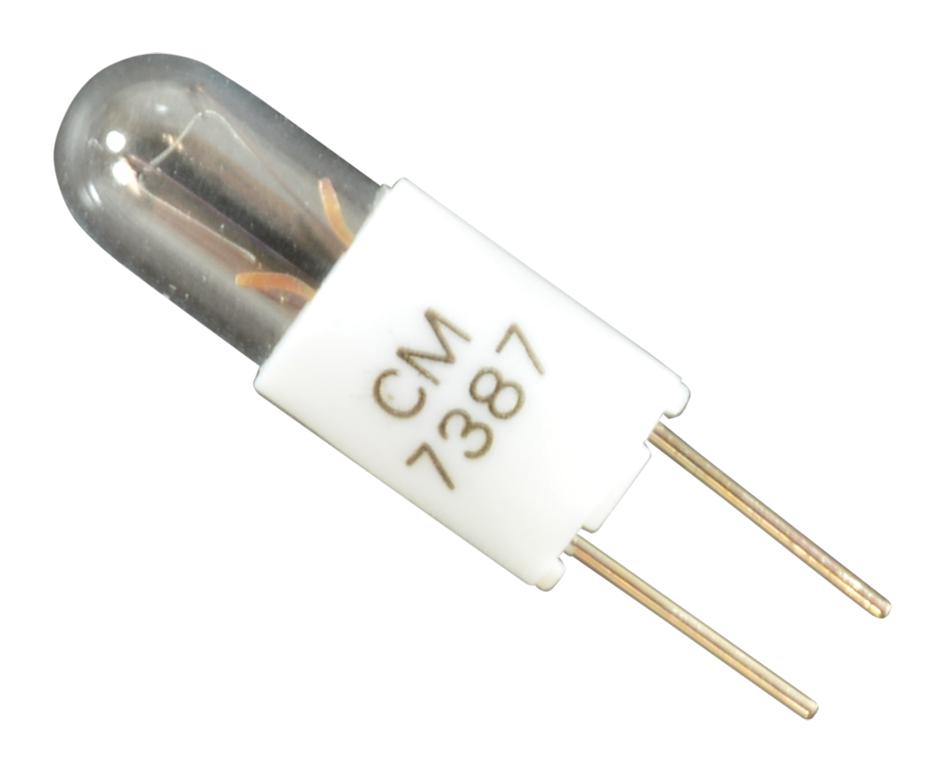 VCC (Visual Communications Company) 7387 Lamp, Bi Pin, T-1 3/4, 28V