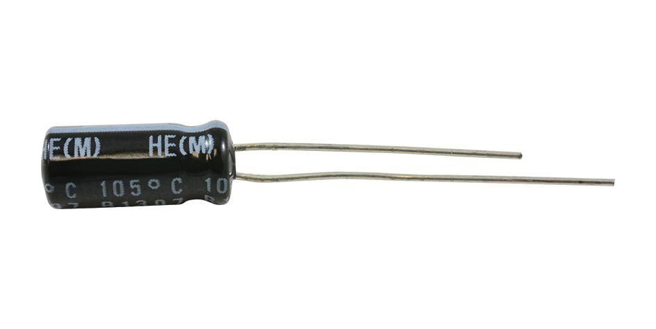 NIchicon Uhe1A101Mdd1Td Aluminum Electrolytic Capacitor, 100Uf,