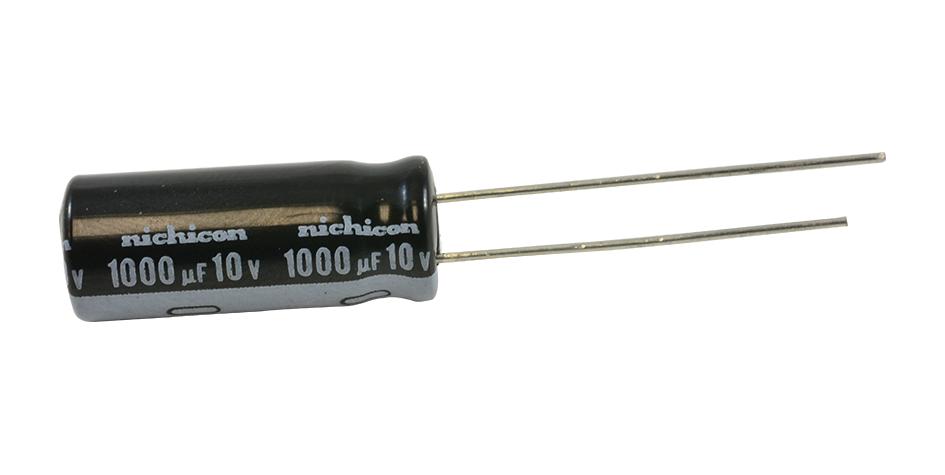 NIchicon Uhe1A102Mpd1Td Aluminum Electrolytic Capacitor, 1000Uf, 10V, 20%, Radial