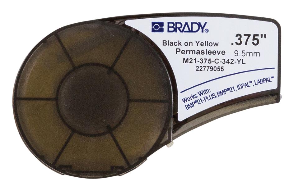 Brady M21-375-C-342-Yl. Wire Marker Sleeve, Heat Shrink, 16.4mm