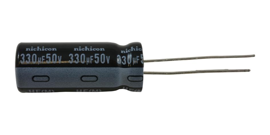 NIchicon Uhe1H331Mpd1Td Aluminum Electrolytic Capacitor, 330Uf, 50V, 20%, Radial