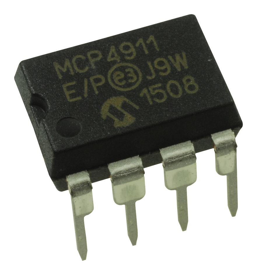 Microchip Technology Technology Mcp4911-E/p Digital To Analog Converter Dac, 10 Bit, Dip-8