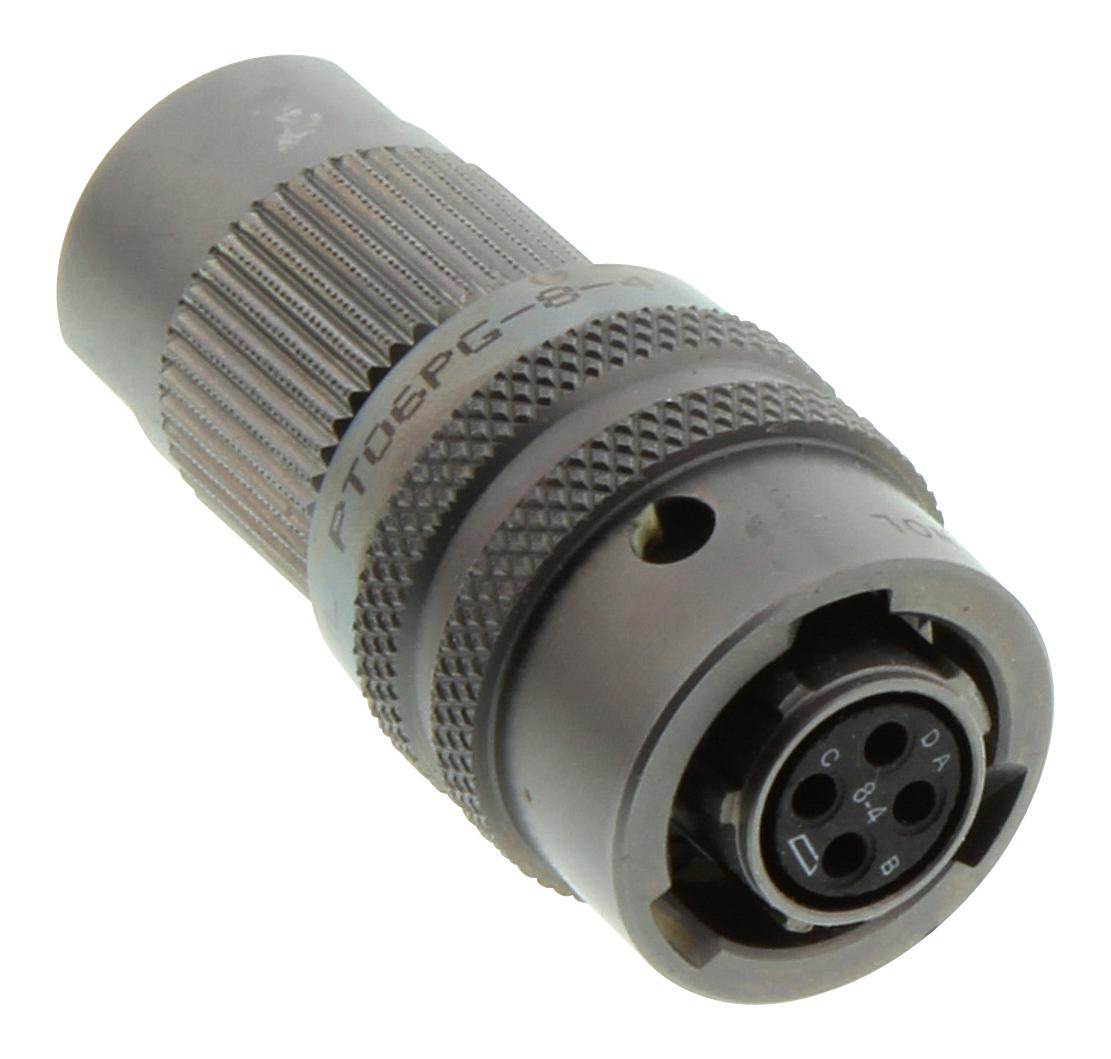 Amphenol Industrial Pt06Pg-8-4S(072) Circular Connector, Plug, 8-4, Cable