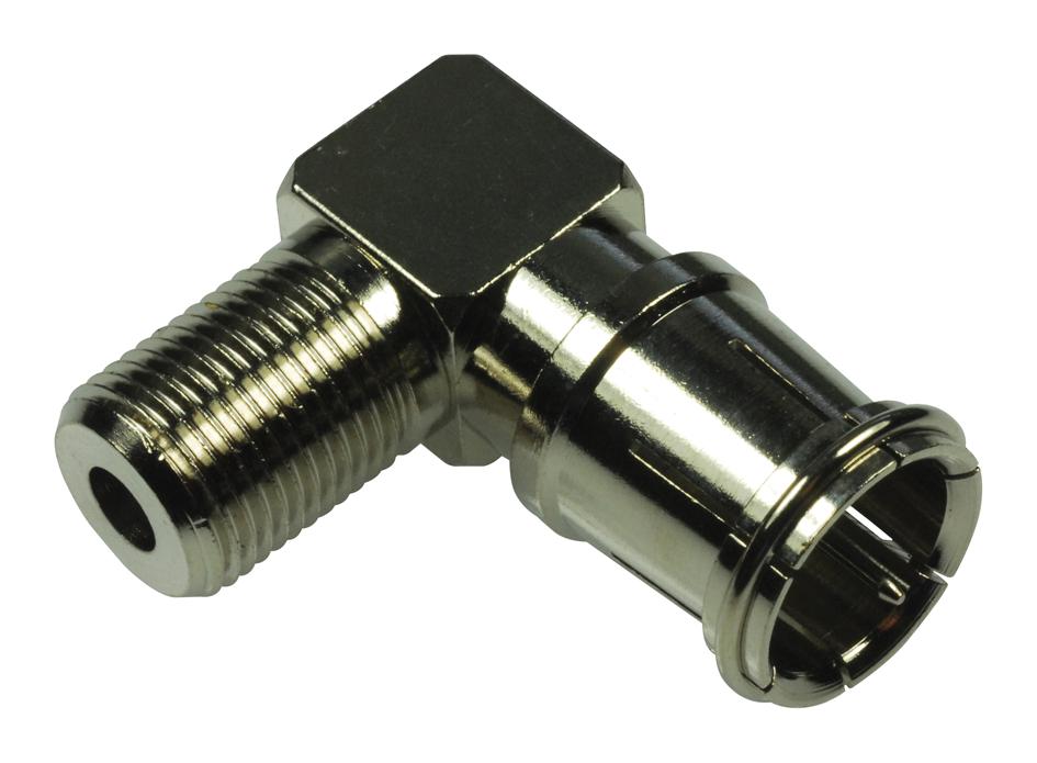 Aim Cambridge Cinch Connectivity 25-7141 Adapter, Coaxial, F Jack-Plug, 75Ohm