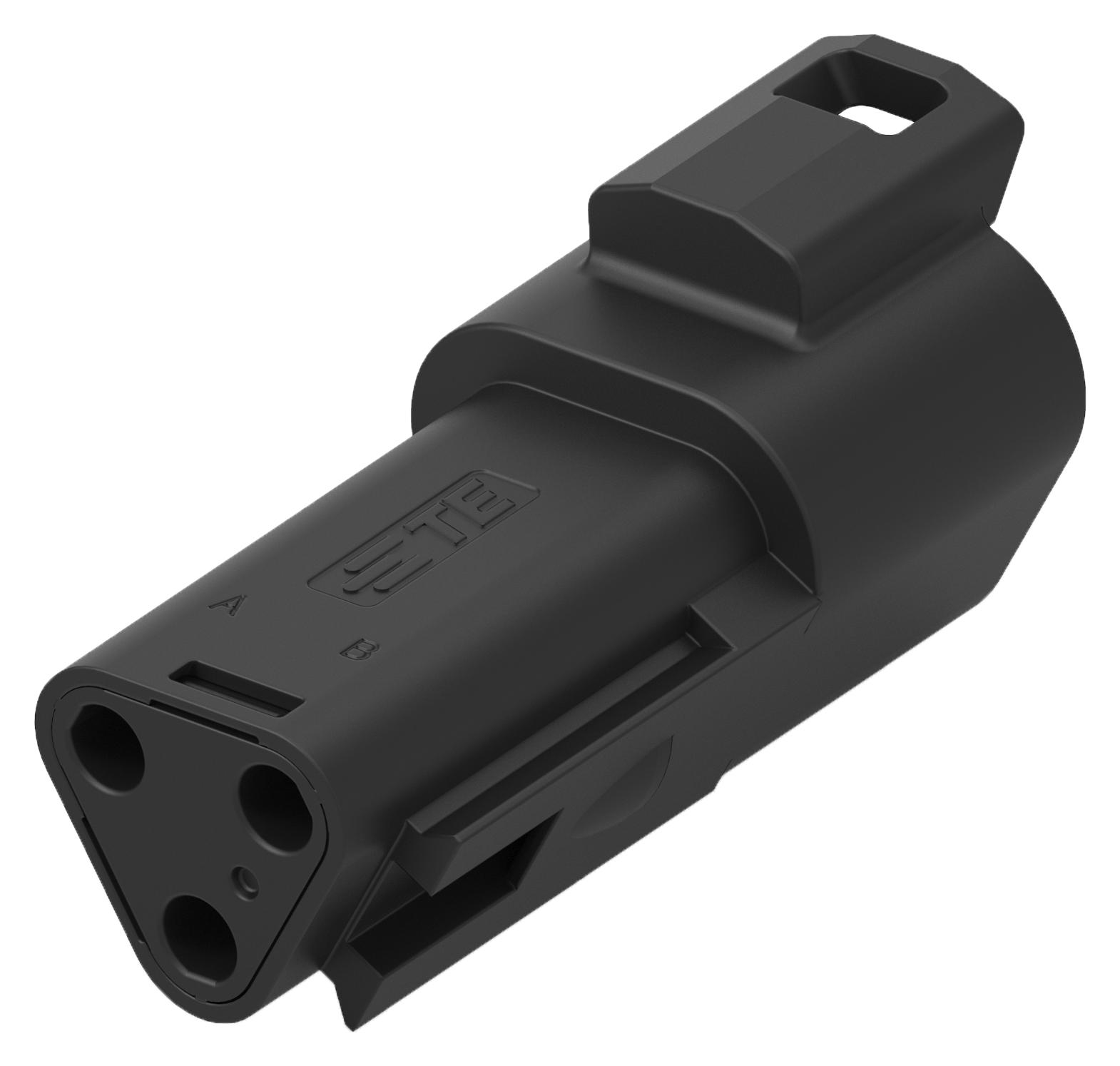 Deutsch Connectors / Te Connectivity 2-2600026-1 Automotive Housing, Rcpt, 3Pos, Black