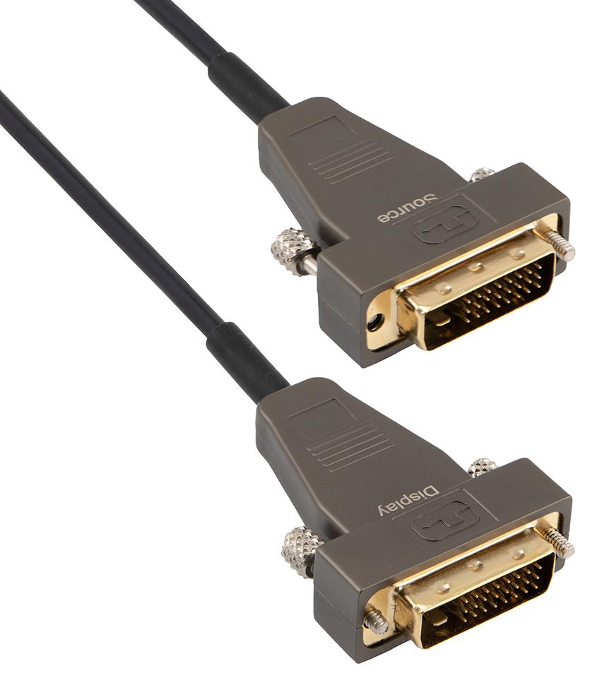 L-Com Aoc-Dvdv-S-030 Cable, Dvi-D Single Link Plug-Plug, 30M