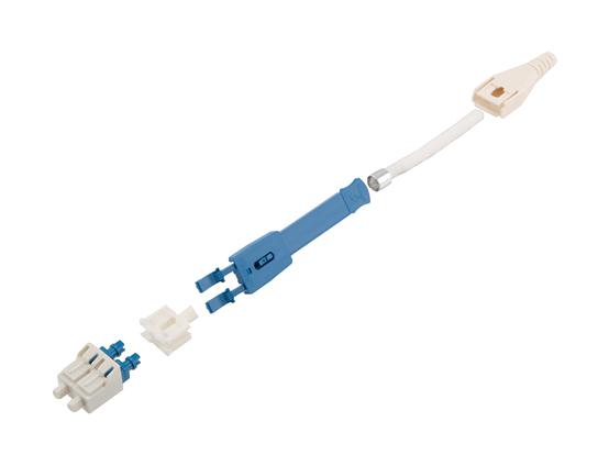 L-Com Foc-Lcsm0216-Bluer Fiber Optic Connector, Lc, Duplex, 1.6mm