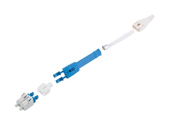 L-Com Foc-Lcsm0230-Bluer Fiber Optic Connector, Lc, Duplex, 3mm