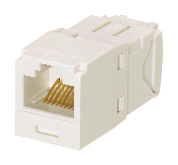 Panduit Cj688Tgiw-24 Rj45 Connector, Jack, 8P8C, 1Port, Off White