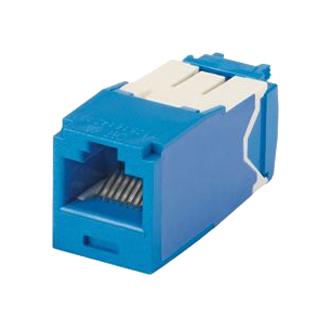 Panduit Cj6X88Tgbu-24 Rj45 Connector, Jack, 8P8C, 1Port, Blue