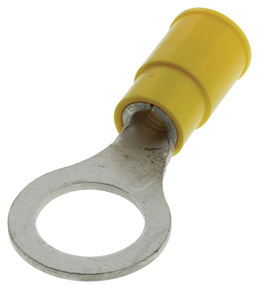 Molex 19070-0153 Terminal, Ring Tongue 3/8In Crimp Yellow