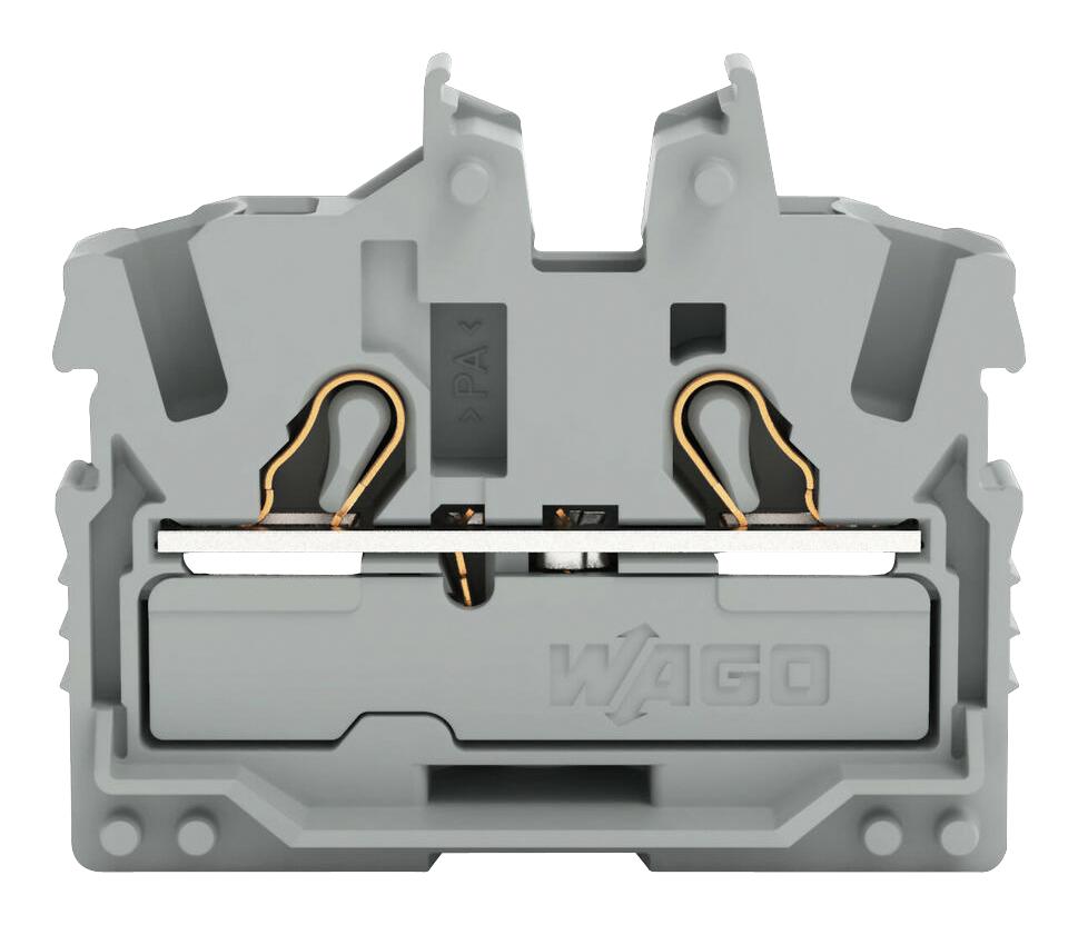 WAGO 2050-0301 Terminal Block, Din Rail, 2Pos, 16Awg