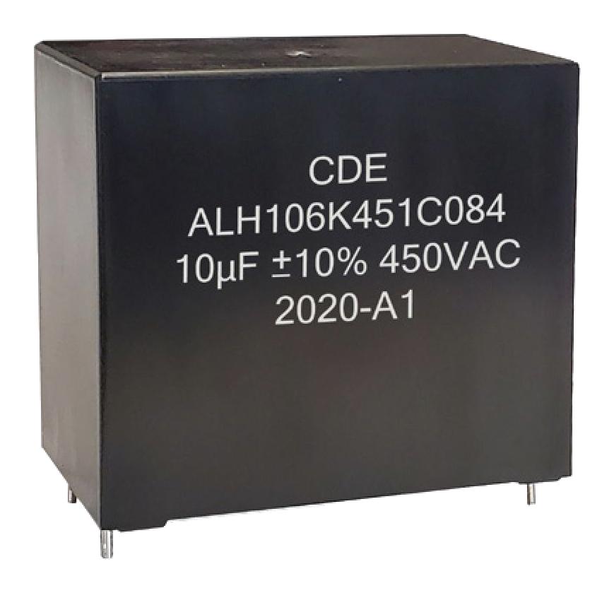 Cornell Dubilier Alh106K451C084 Capacitor, Aec-Q200, 10Uf, 450V, Film, Radial