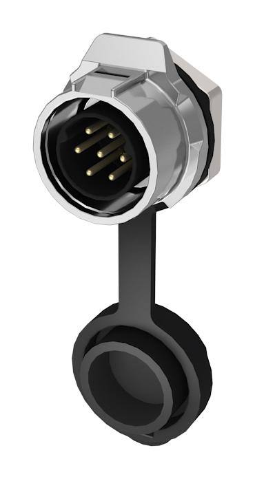 Amphenol Communications Solutions Mrdbg07L13000 Circular Connector, Rcpt, 7Pos, Solder