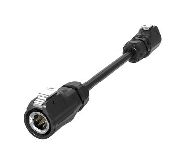 Amphenol Communications Solutions Mrdbm07Cbpa00 Cable Assy, 7P Cir Plug-Plug, 3.3Ft