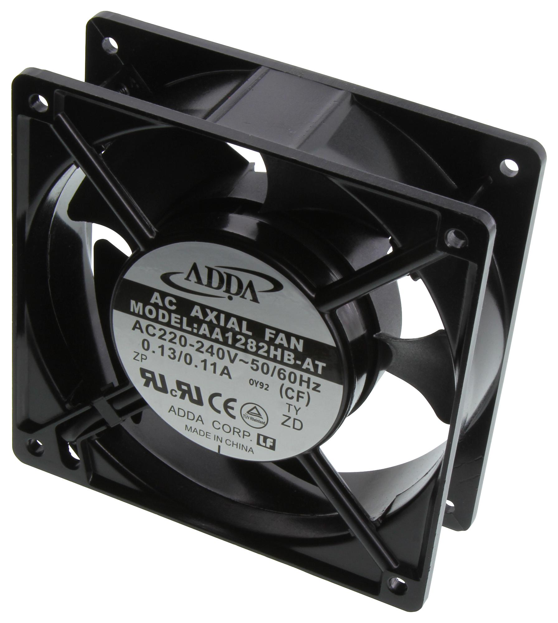 Adda Aa1282Hb-At Axial Fan, 120mm, 230Vac, 120Ma