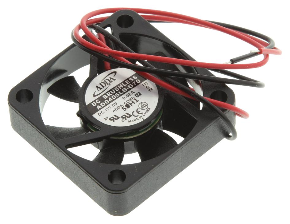 Adda Ad0405Lb-G70 Axial Fan, 40mm, 5Vdc, 4.2Cfm, 21Dba