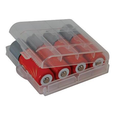 Pro Elec 28-11412 Aaa Or Aa Battery Clear Plastic Storage Case