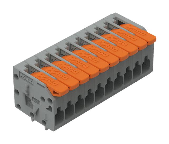 WAGO 2601-1110 Terminal Block, Wire To Brd, 10Pos/16Awg