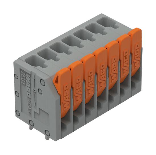 WAGO 2601-3107 Terminal Block, Wire To Brd, 7Pos, 16Awg