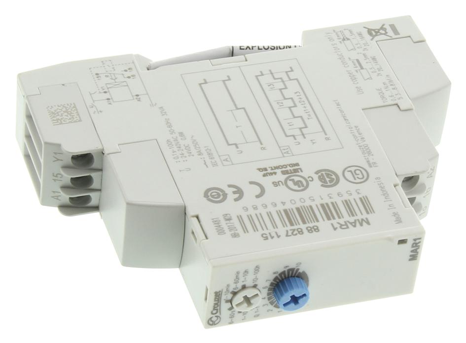 Crouzet 88827115. Timer, 8A, Din Rail