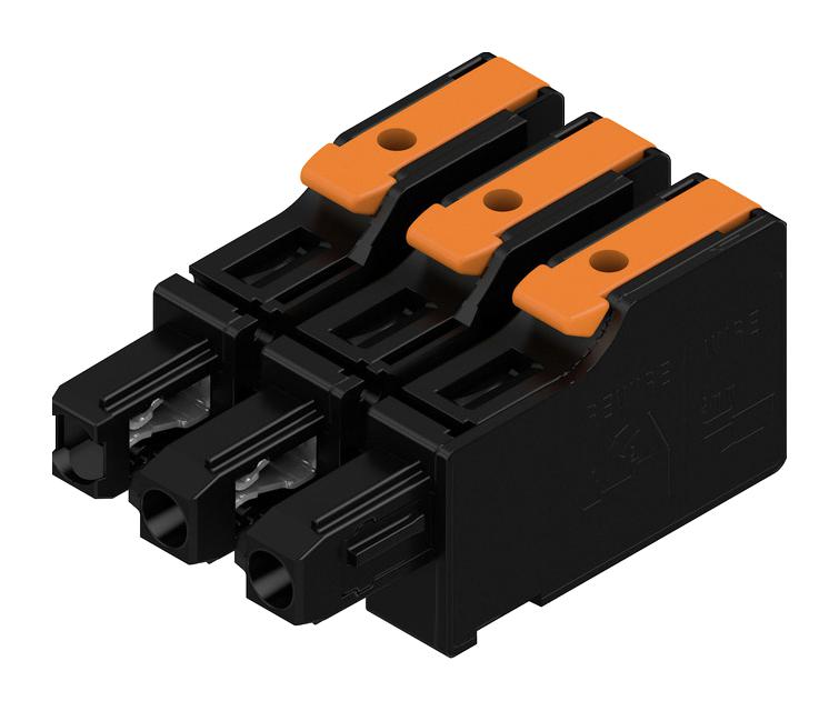 Weidmuller 8000078329 Terminal Block, Pluggable, 3Pos, 12Awg