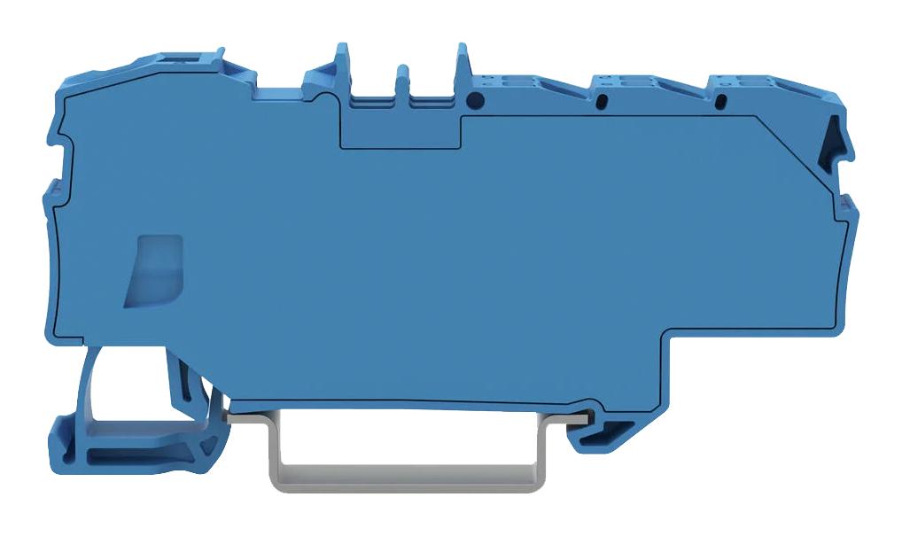 WAGO 2006-8034. Terminal Block, Din Rail, 7Pos, 8Awg