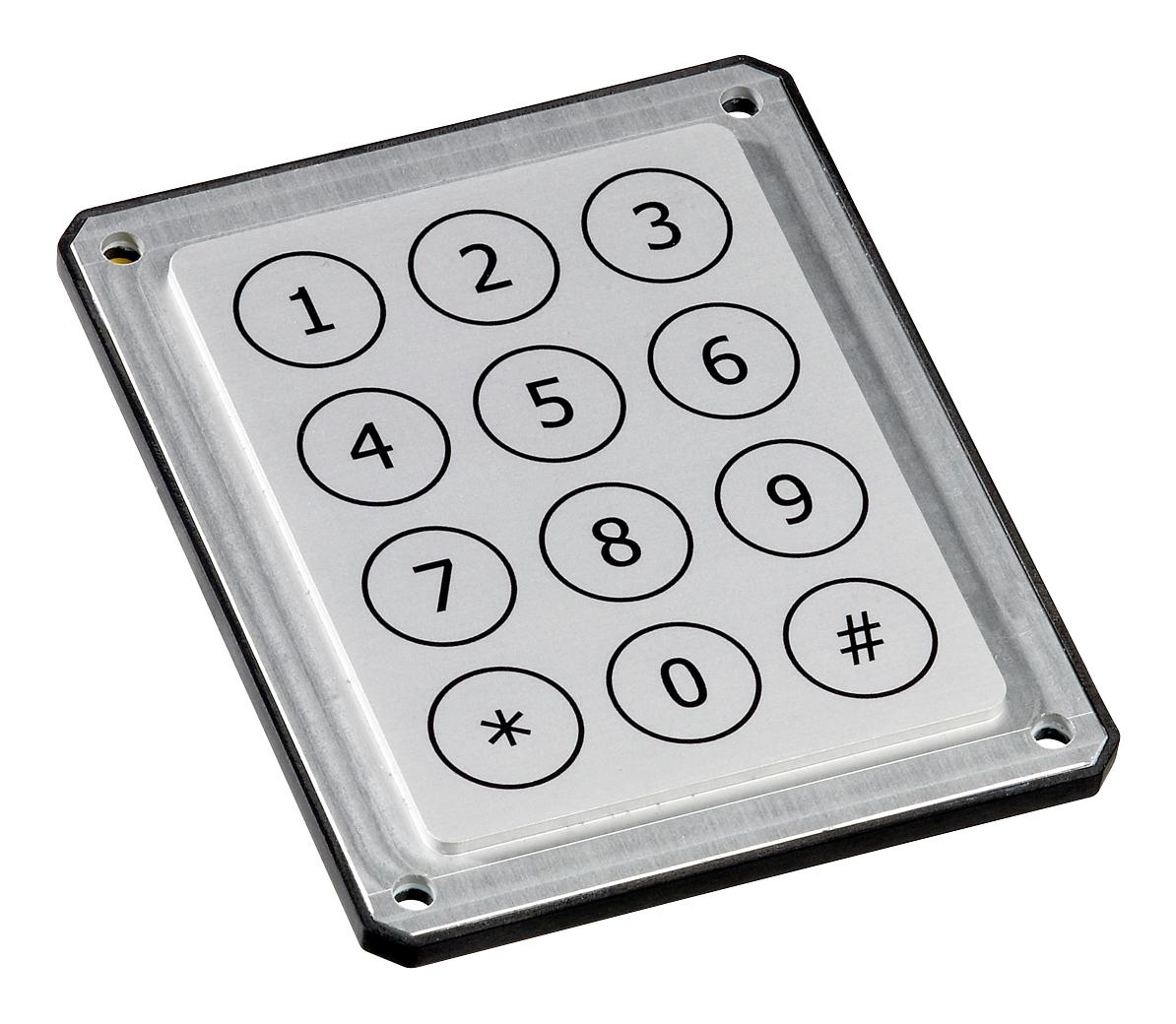 APEM Pz120Rs Keypad Switch, 3X4, 0.2A, 24V, Aluminium