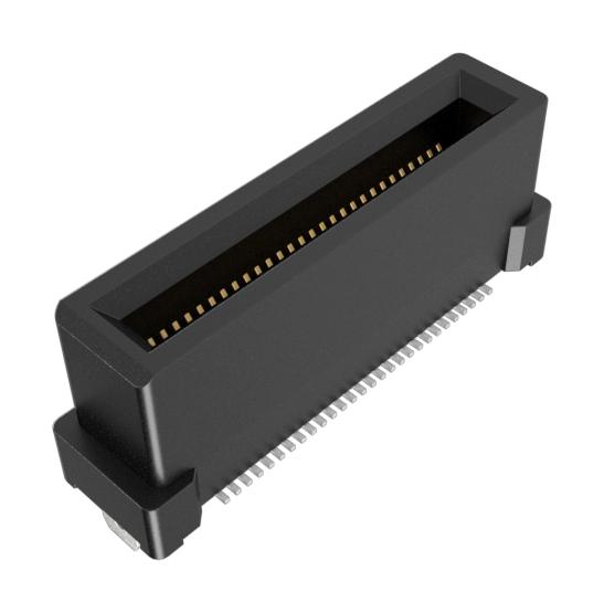 Amphenol Communications Solutions Me1005610115011. Card Edge Connector, Dual Side, 56Pos, Smt