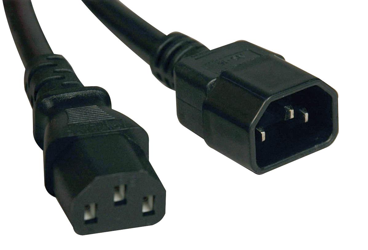 Eaton Tripp Lite P004-010 Power Cord, Iec C14/iec C13, 10Ft, 10A